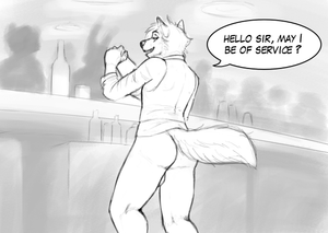 Serving drinks