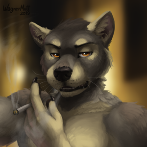 Painted wolf